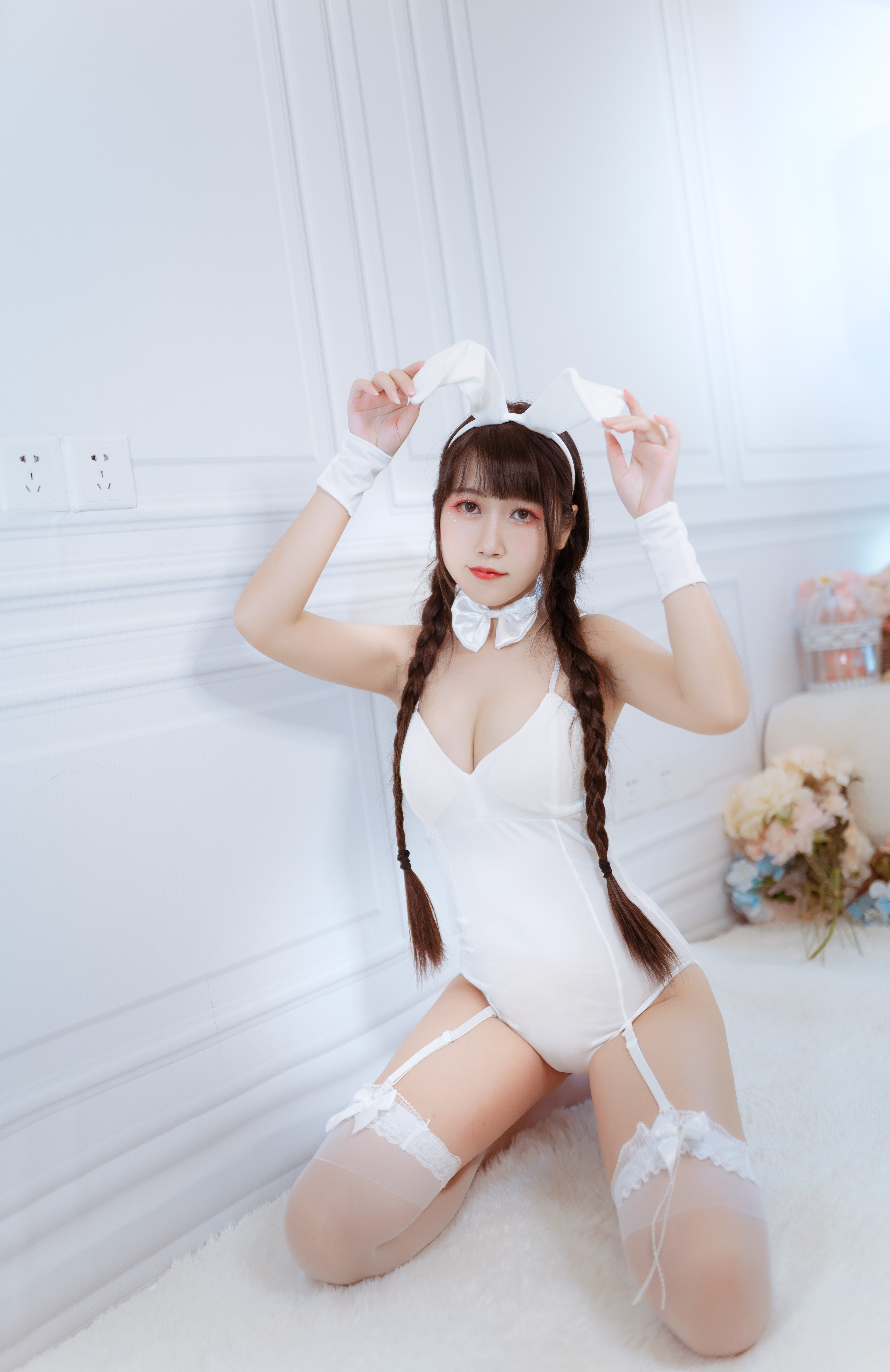 图片[8]-不呆猫 NO.001 – 白色兔女郎[28P56M]-六色网