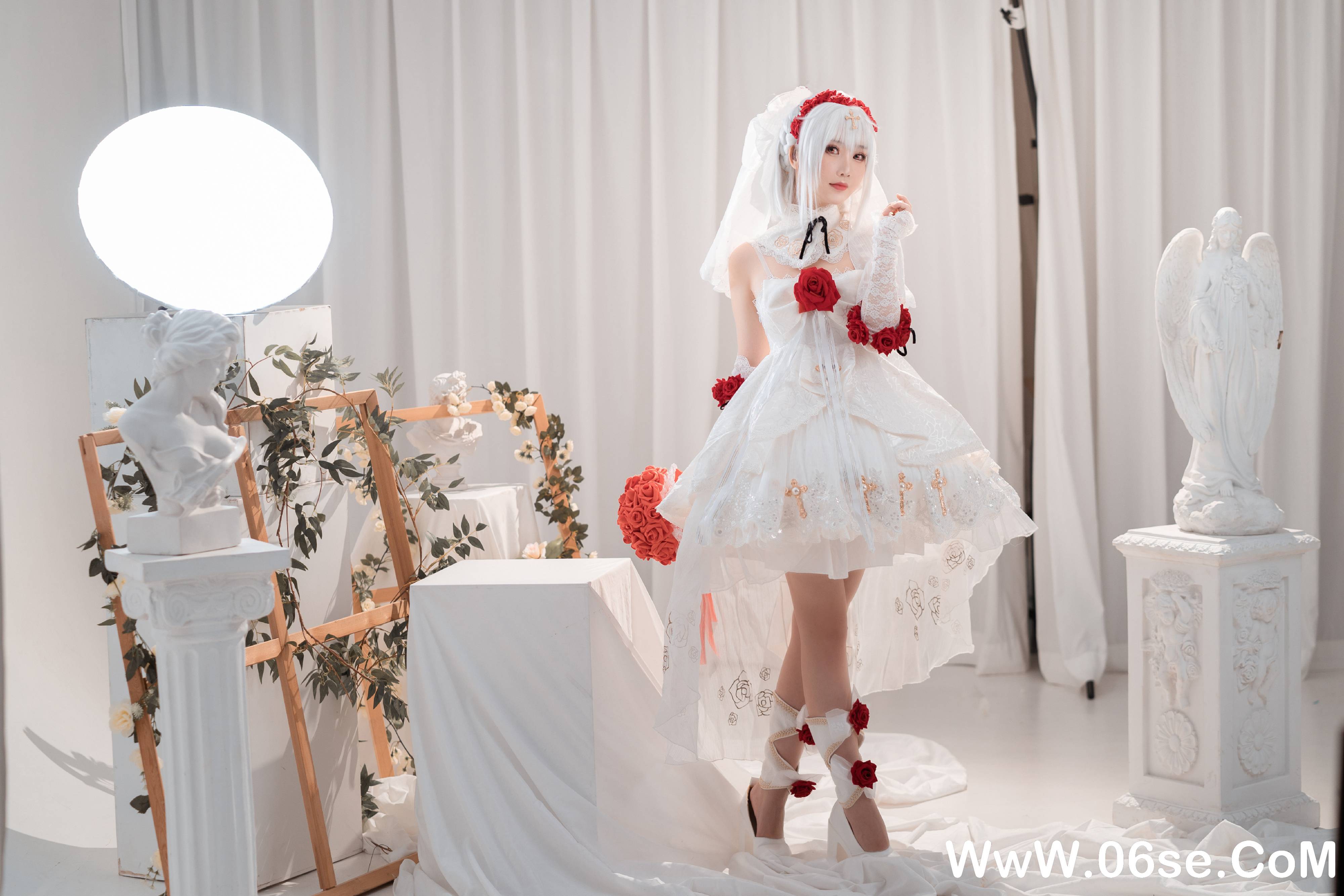 图片[6]-Coser面饼仙儿 NO.082– 德丽莎婚纱 [13P90P]-六色网