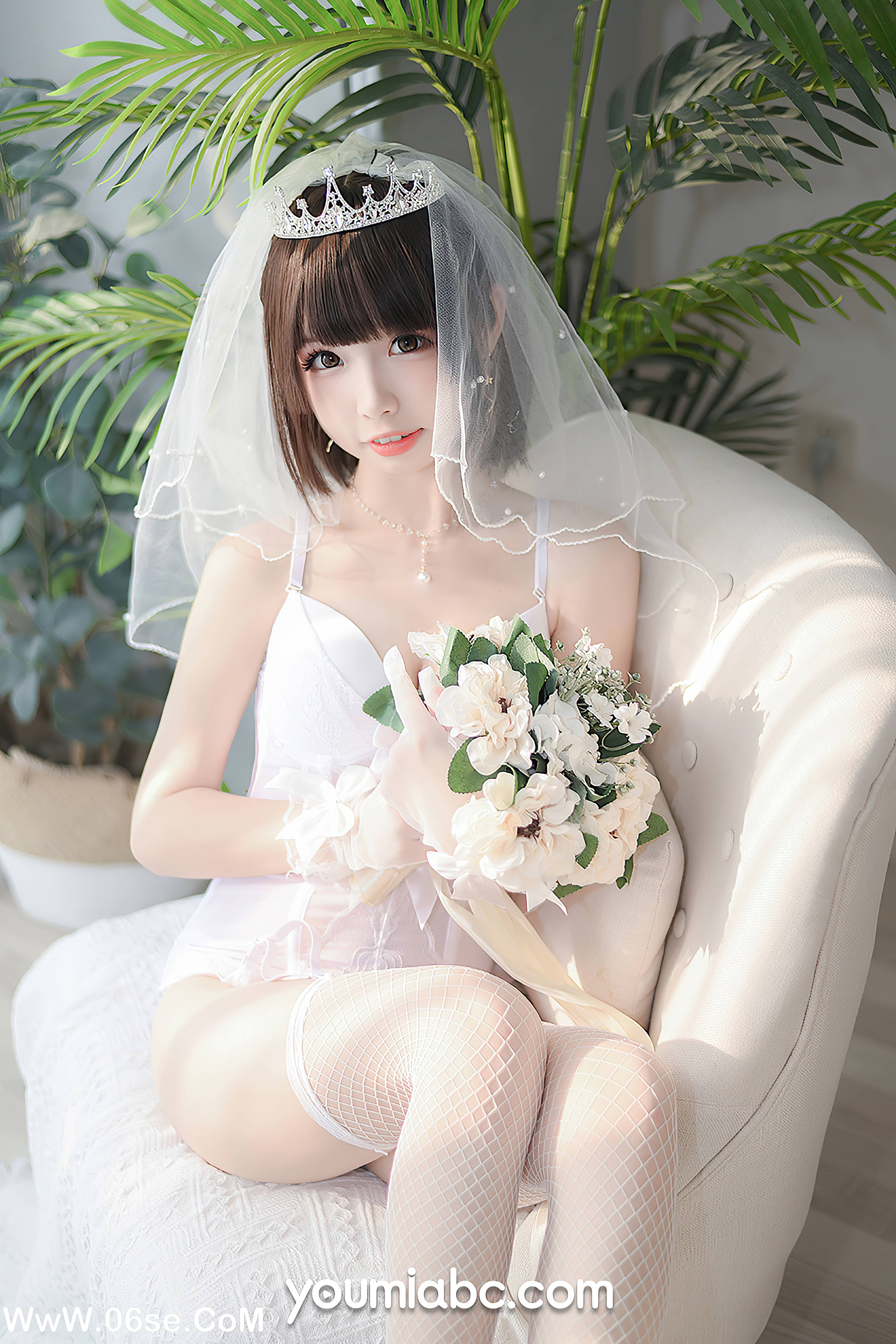 图片[6]-[YouMi尤蜜] 2020.11.10 白皙花嫁 甜椒妙妙mio[41+1P651M]-六色网