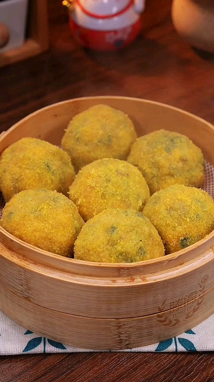好吃有营养的素菜团子