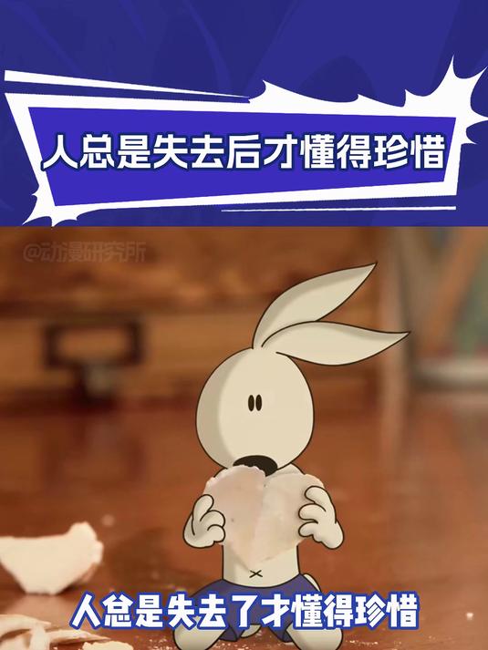 功夫兔与菜包狗：人总是失去后才懂得珍惜