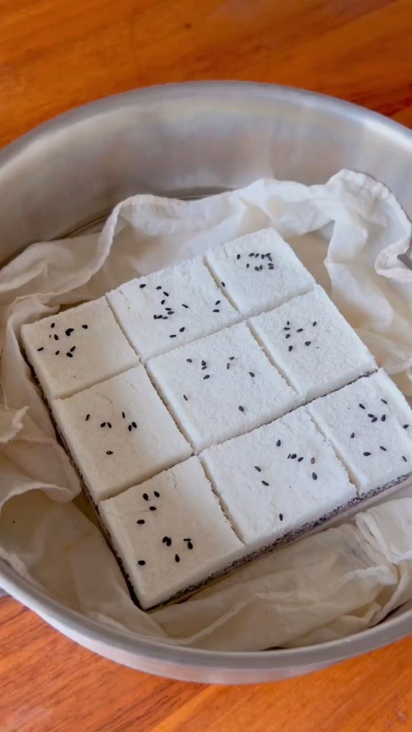 黑芝麻米糕这样做