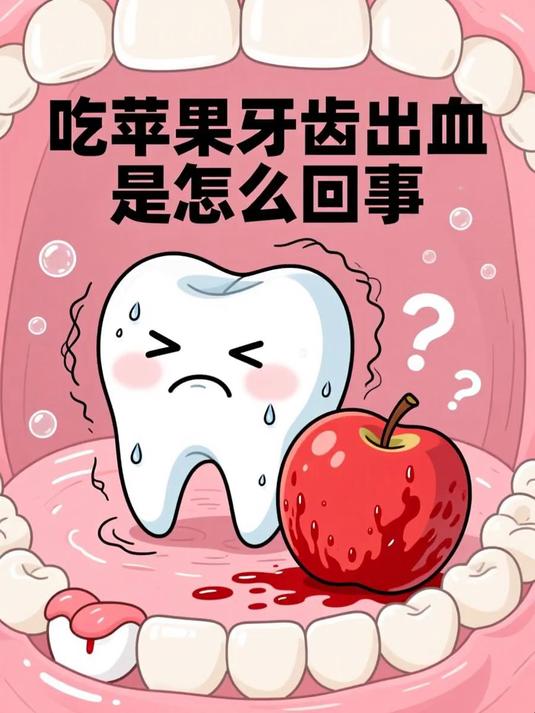 吃苹果牙齿出血是怎么回事 #健康扬帆季#