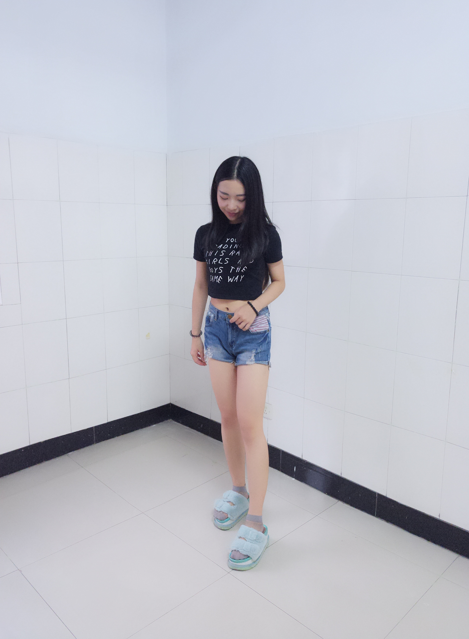 图片[89]-学妹校园寝室短丝系列002期 张梦想[104P201M]-六色网