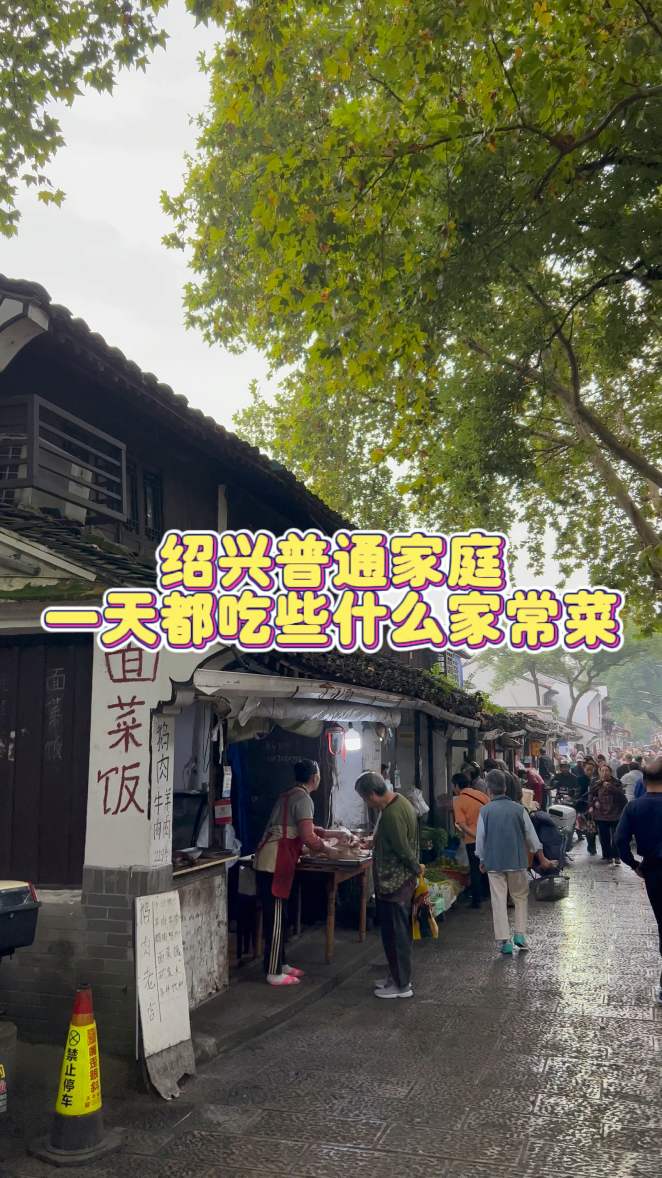 绍兴普通家庭的晚餐 看看要花费多少钱 今天吃梅干菜炒汤圆 咸鳓鱼蒸肉饼 白灼生菜