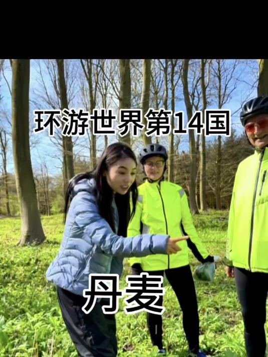 环游世界第14国丹麦偶遇一片野韭菜地.实现韭菜自由