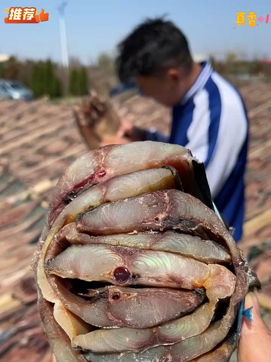 刀鲅鱼干红烧油炸可香了
