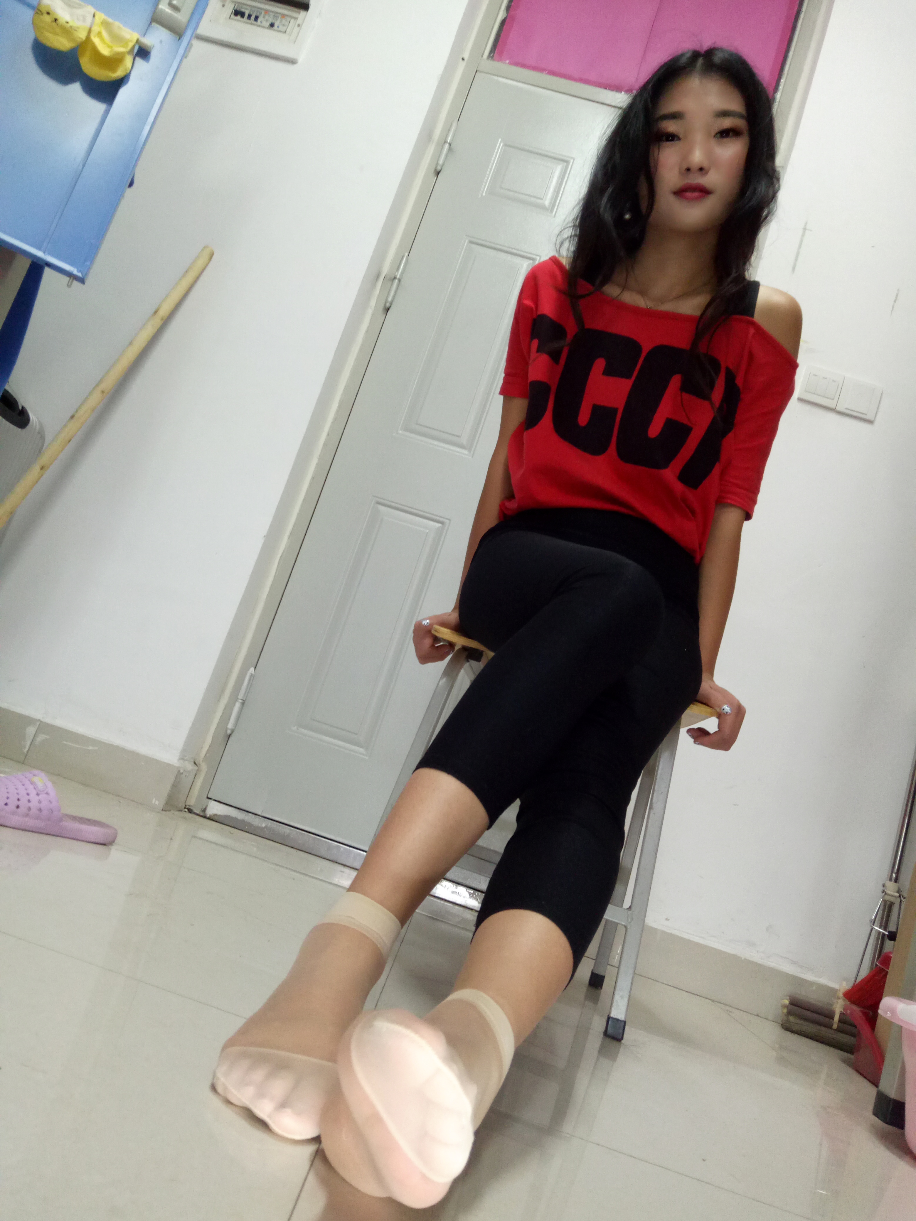 图片[19]-学妹校园寝室短丝系列037期 秦瑾&王莉莉[126P395M]-六色网
