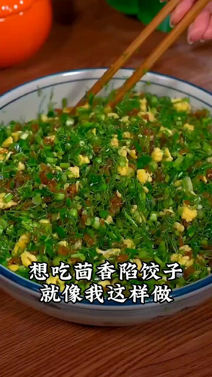 茴香饺子这么做,比肉都好吃