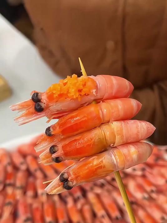 吃惯了！熟冻北极甜虾别的虾都不香了