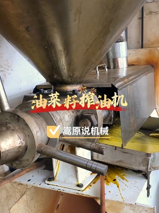 多功能油菜籽榨油机,采用螺旋压榨,出油率更高且经久耐用