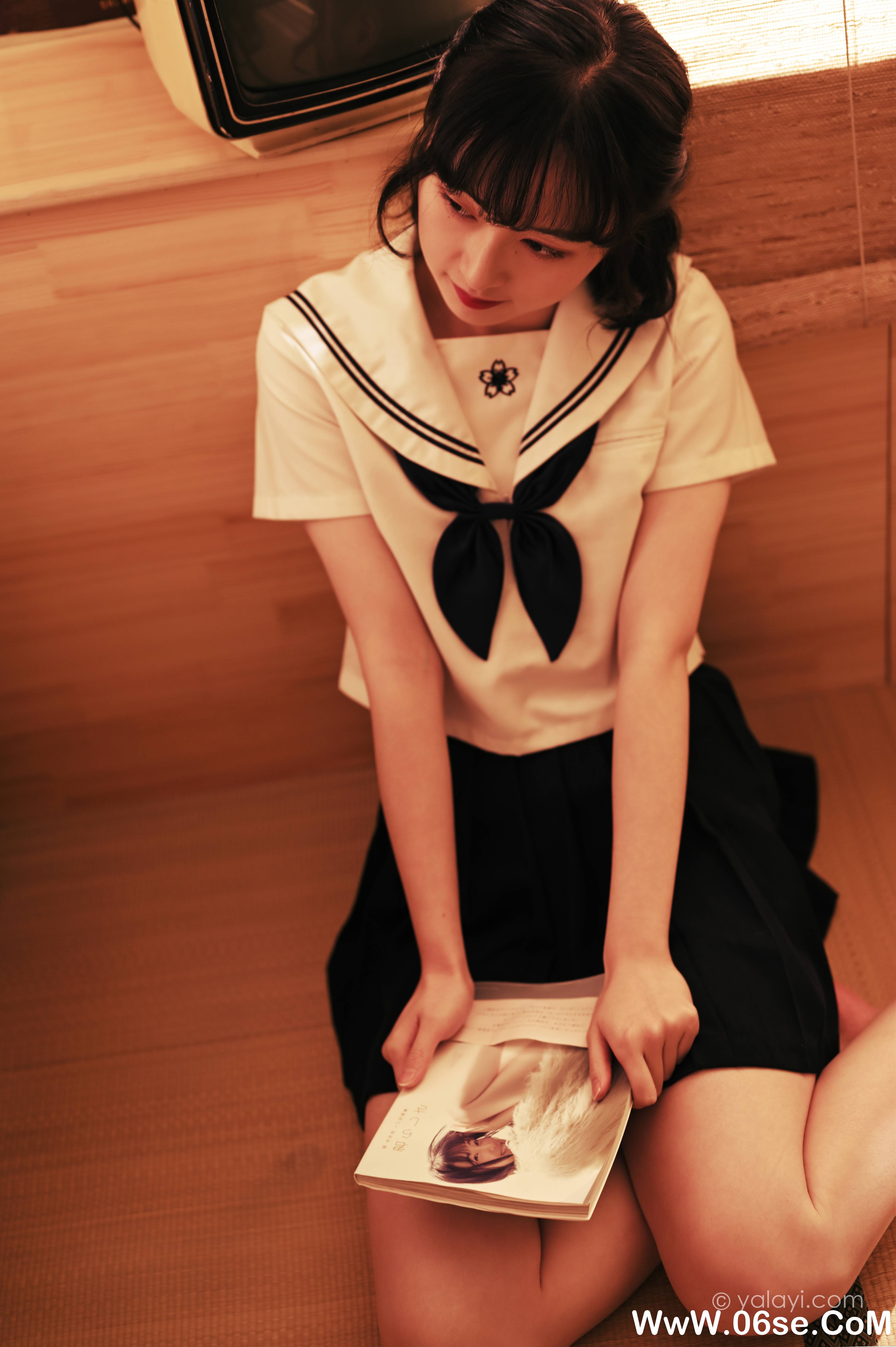 图片[28]-[YALAYI雅拉伊] 2021.03.24 NO.776 京京《优等生jk》[42P+1P647M]-六色网