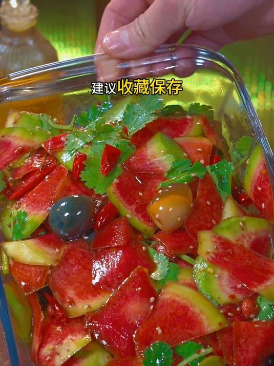 酸辣美味的凉拌萝卜