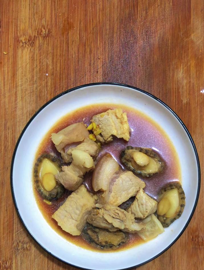 鲍鱼红烧肉家常做法,跟我这样做,简单好吃