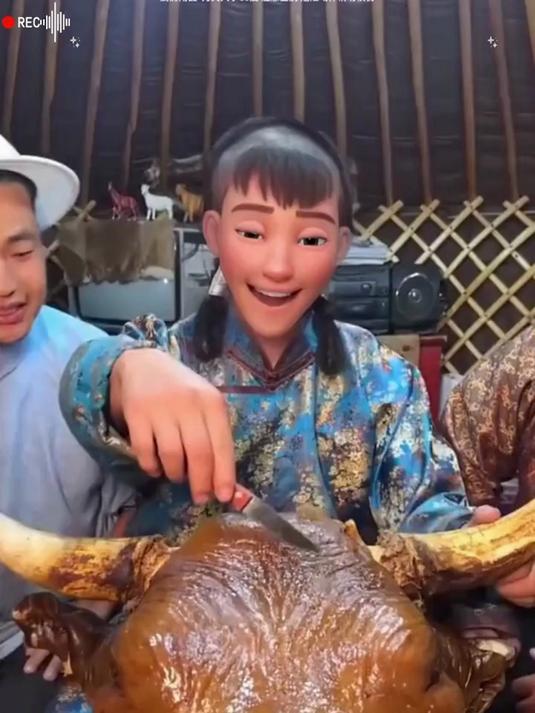 鸳鸯双刃刀，一刀两用，一把切水果一把切肉很实用