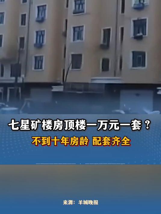 黑龙江双鸭山房价堪比鹤岗七星矿楼房顶楼一万一套业主称不到十年房龄,配套都有