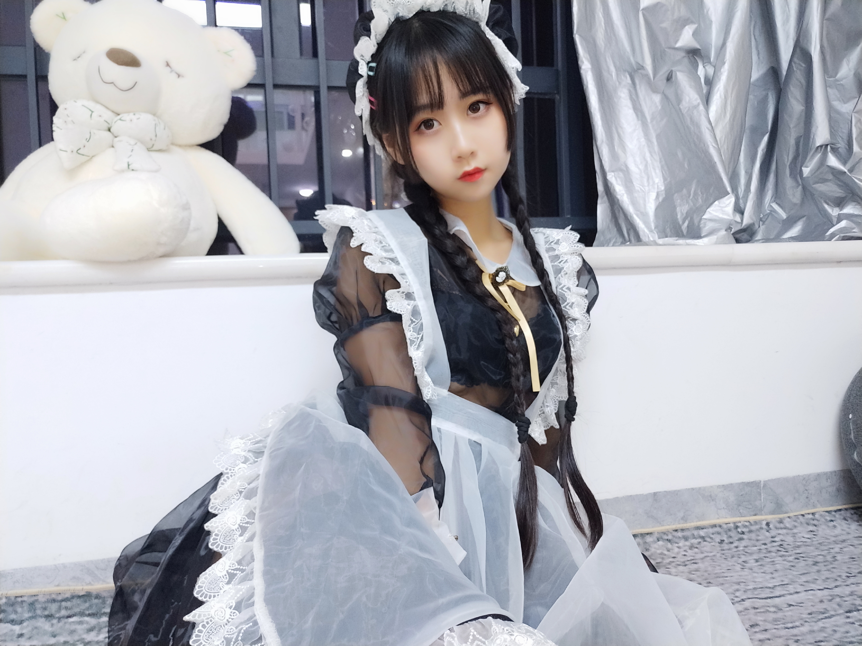 图片[13]-萌芽儿o0 NO.004 透明女仆自拍 [24P90M]-六色网