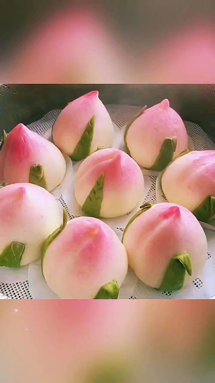 家庭自制寿桃