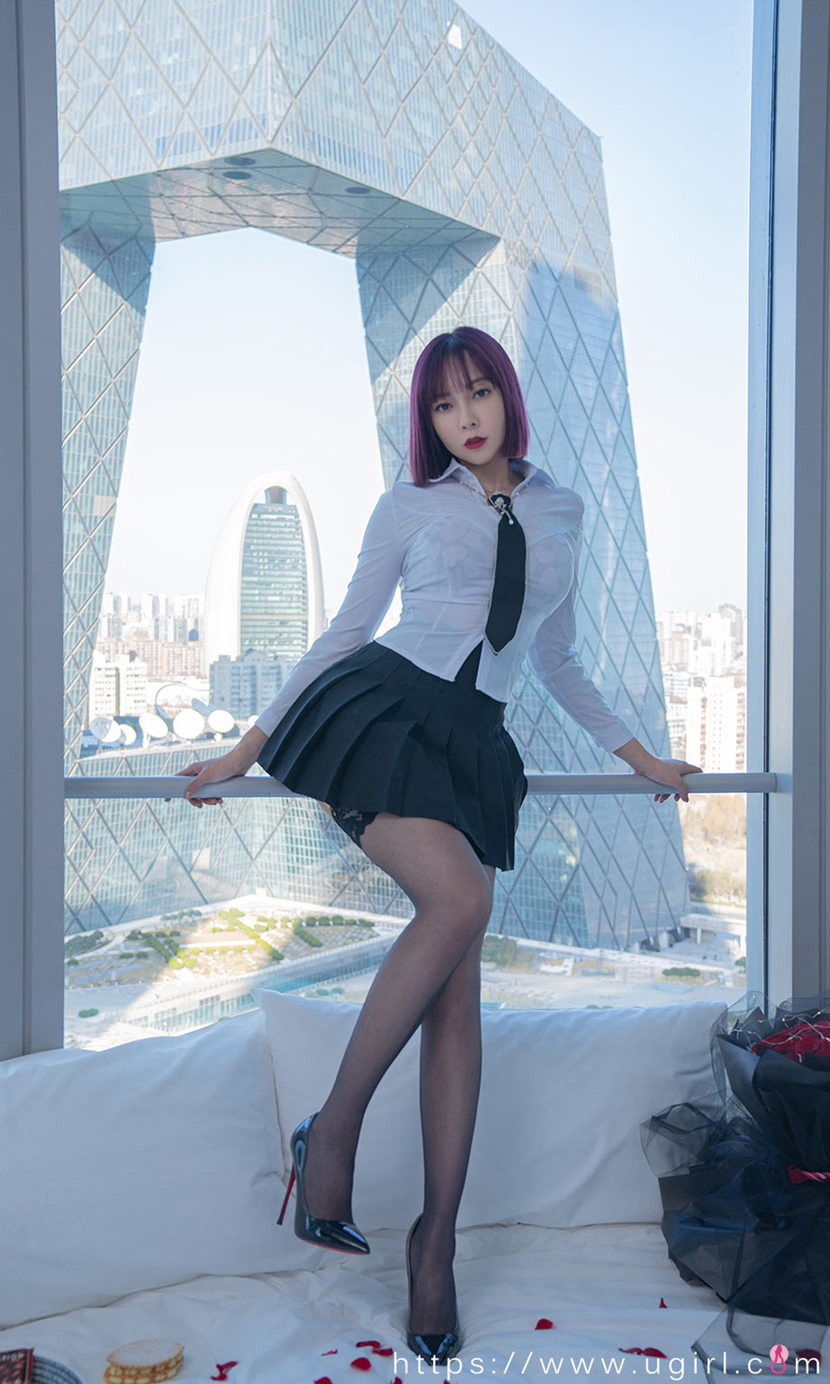 图片[16]-[Ugirls爱尤物] No.2320 Victoria – Guo Er (果儿)-六色网