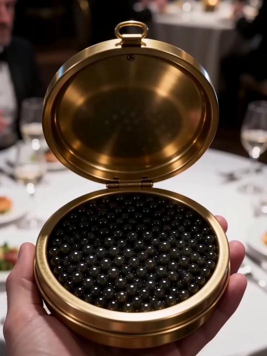 你个只配看鱼子酱的穷鬼，也配吃这么好的鱼子酱