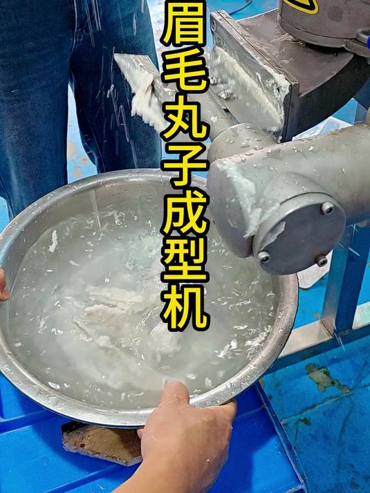 福鼎肉片成型机 眉毛鱼丸机 瘦肉羹成型机