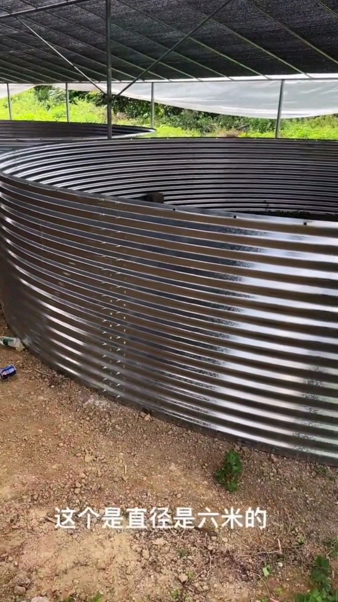 镀锌板帆布池,高密度养殖鱼池,工厂化养鱼,工厂化养鱼模式,工厂化养鱼圆桶