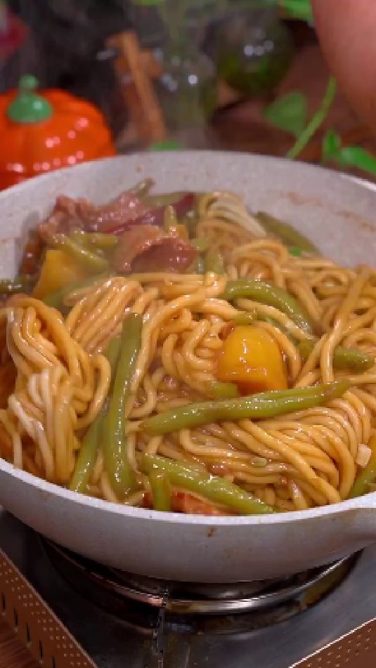 豆角拌面的做法