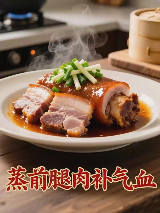 蒸猪肉前腿肉 补气养血强体质