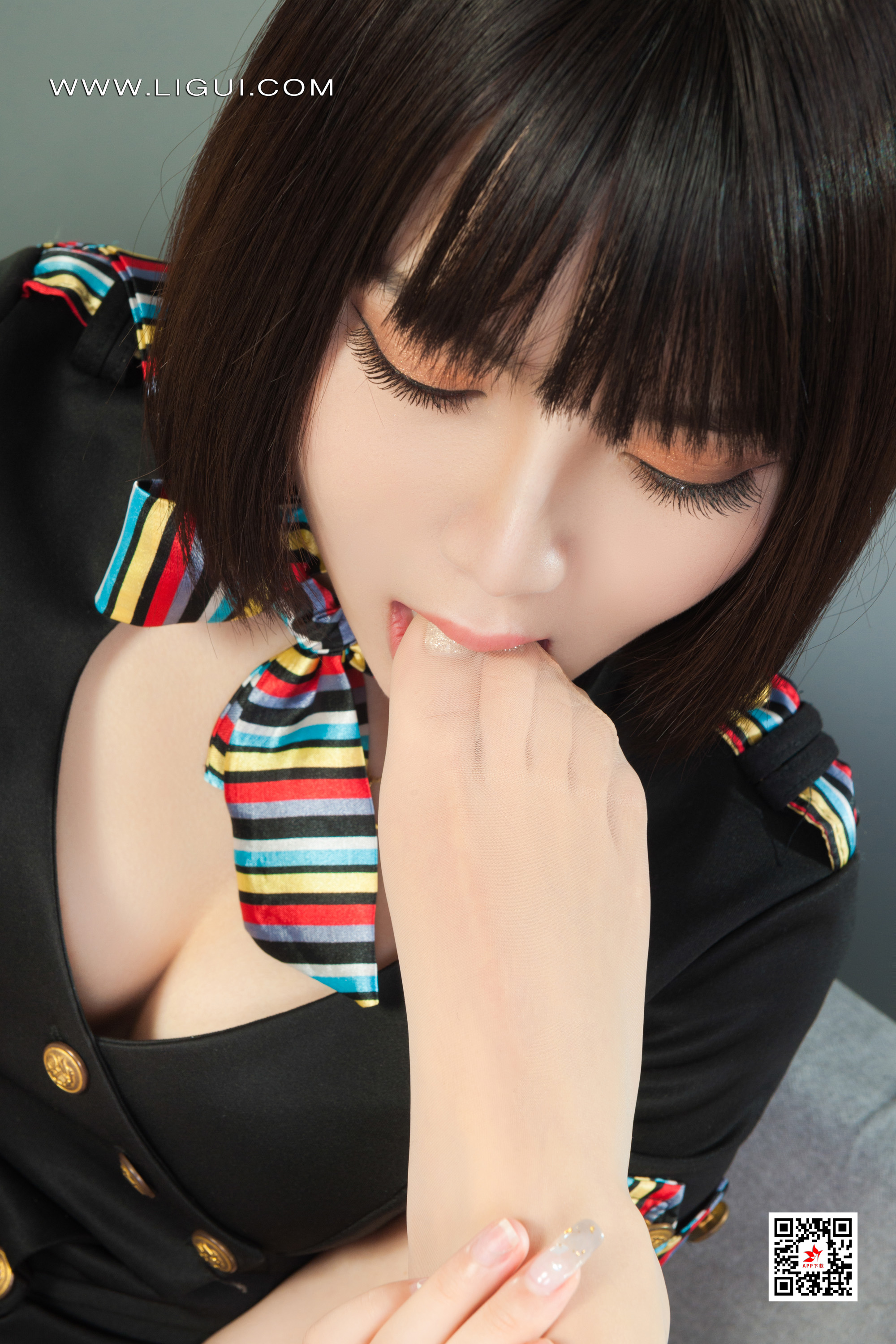 图片[35]-[Ligui丽柜] 2022.04.14 网络丽人 Model 汐汐&小七-六色网