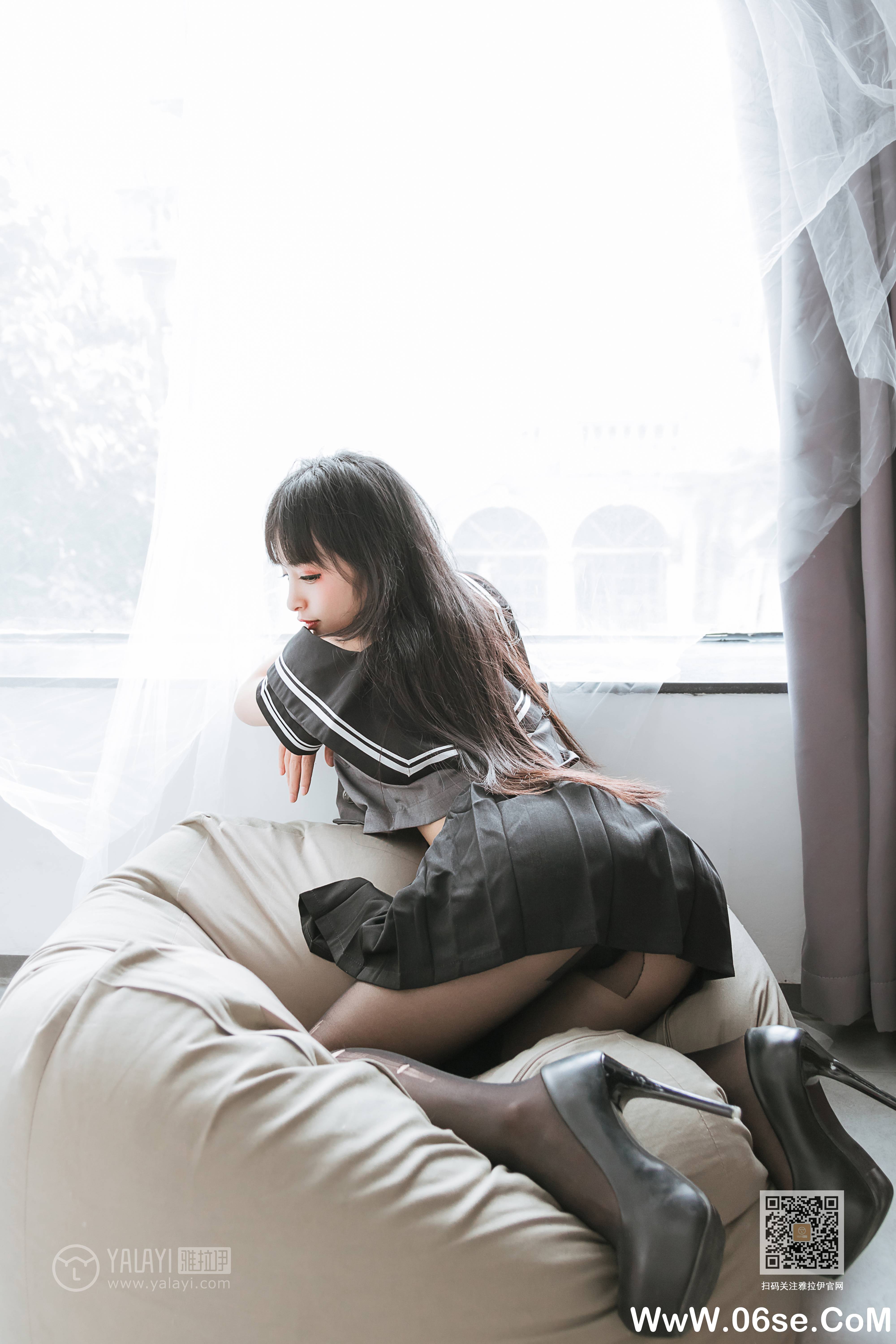 图片[39]-[YALAYI雅拉伊] 2020.04.10 NO.600 艾丽《疯狂的jk学妹》[42P+1P379M]-六色网