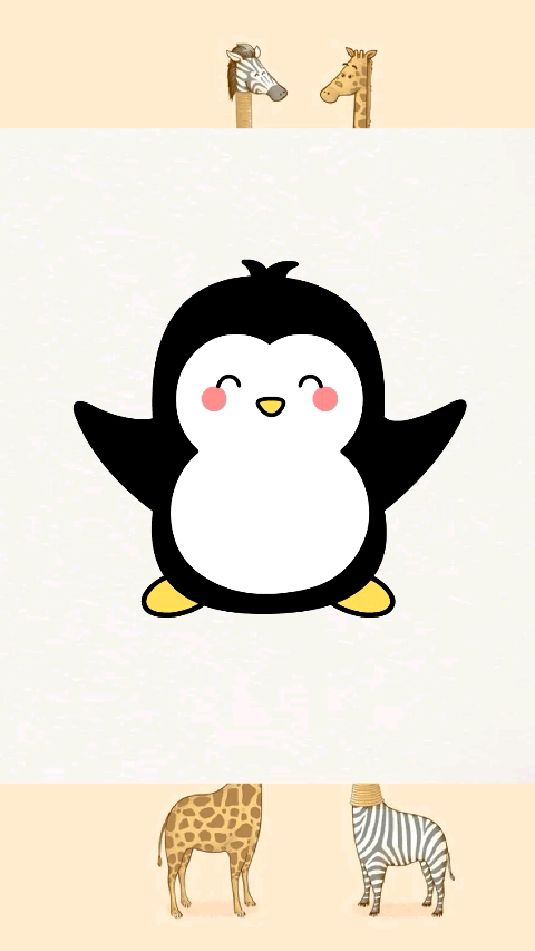 教你用数字+字母画可爱的小企鹅简笔画