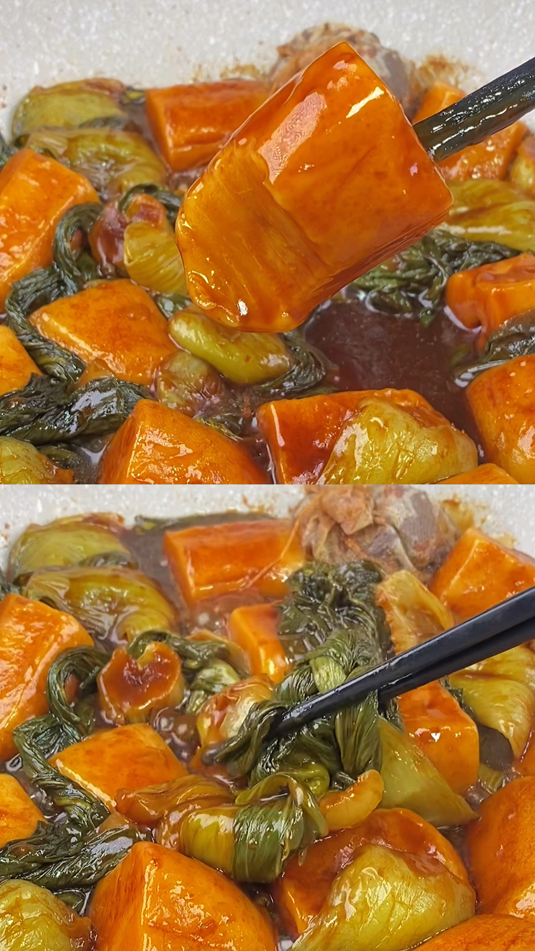 烤菜年糕,小时候路边摊的时候,满满的回忆