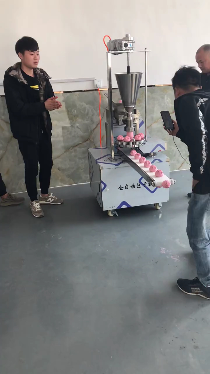 新型全自动包子机,包子大小可随意调节,夫妻开店的最佳选择,为中国制造点赞