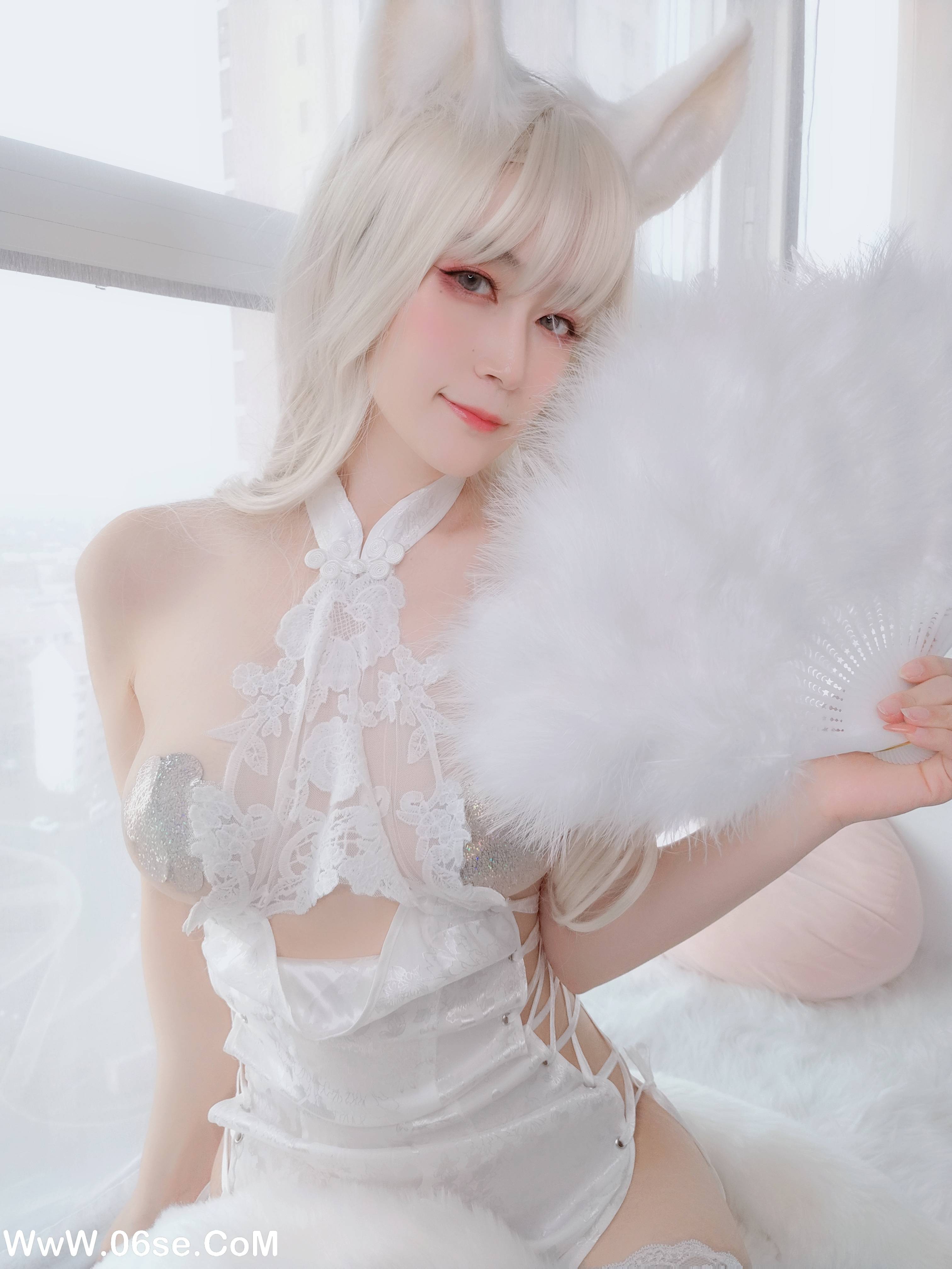 图片[93]-Coser小姐姐白银 NO.054 – 白兔[101P+6V683M]-六色网