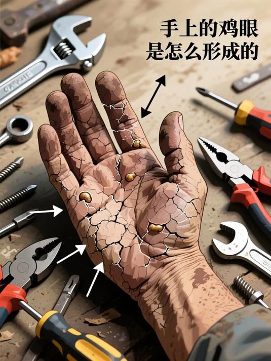 手上的鸡眼是怎么形成的