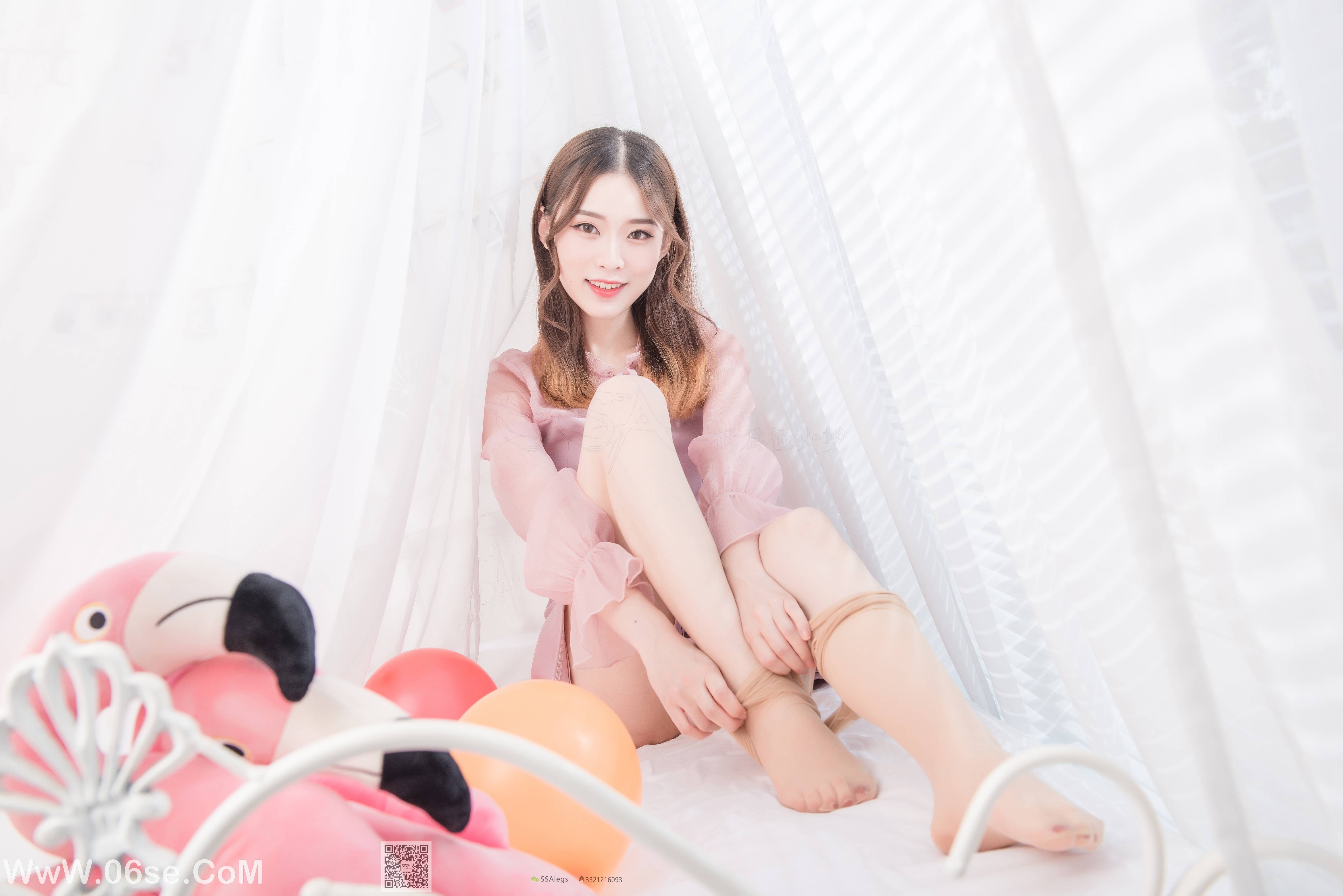 图片[7]-[SSA丝社] NO.027 琪琪 肉色开档丝袜 清纯美女的诱惑[99P887M]-六色网