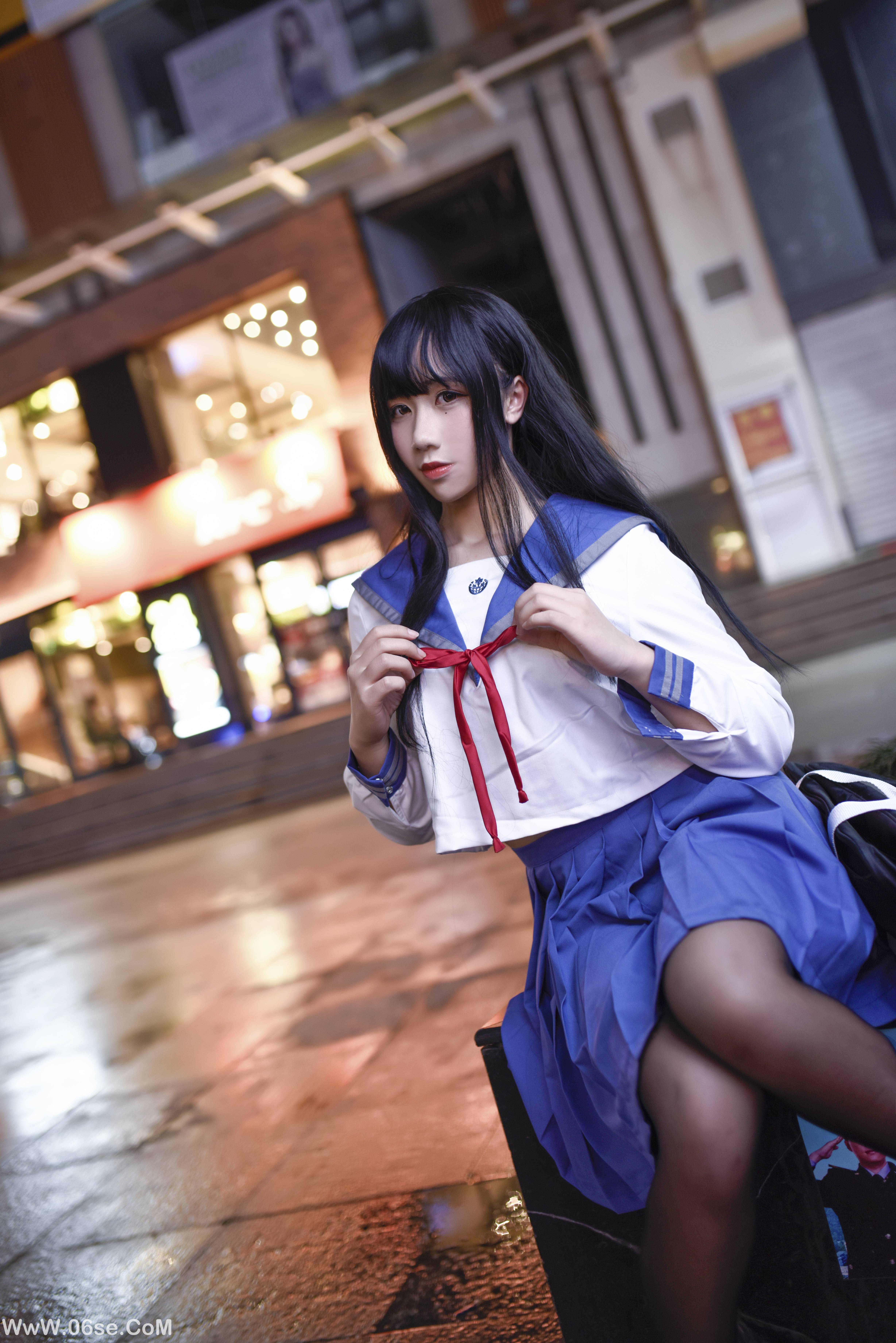 图片[20]-九曲Jean NO.005 – 雨天JK[21P309M]-六色网