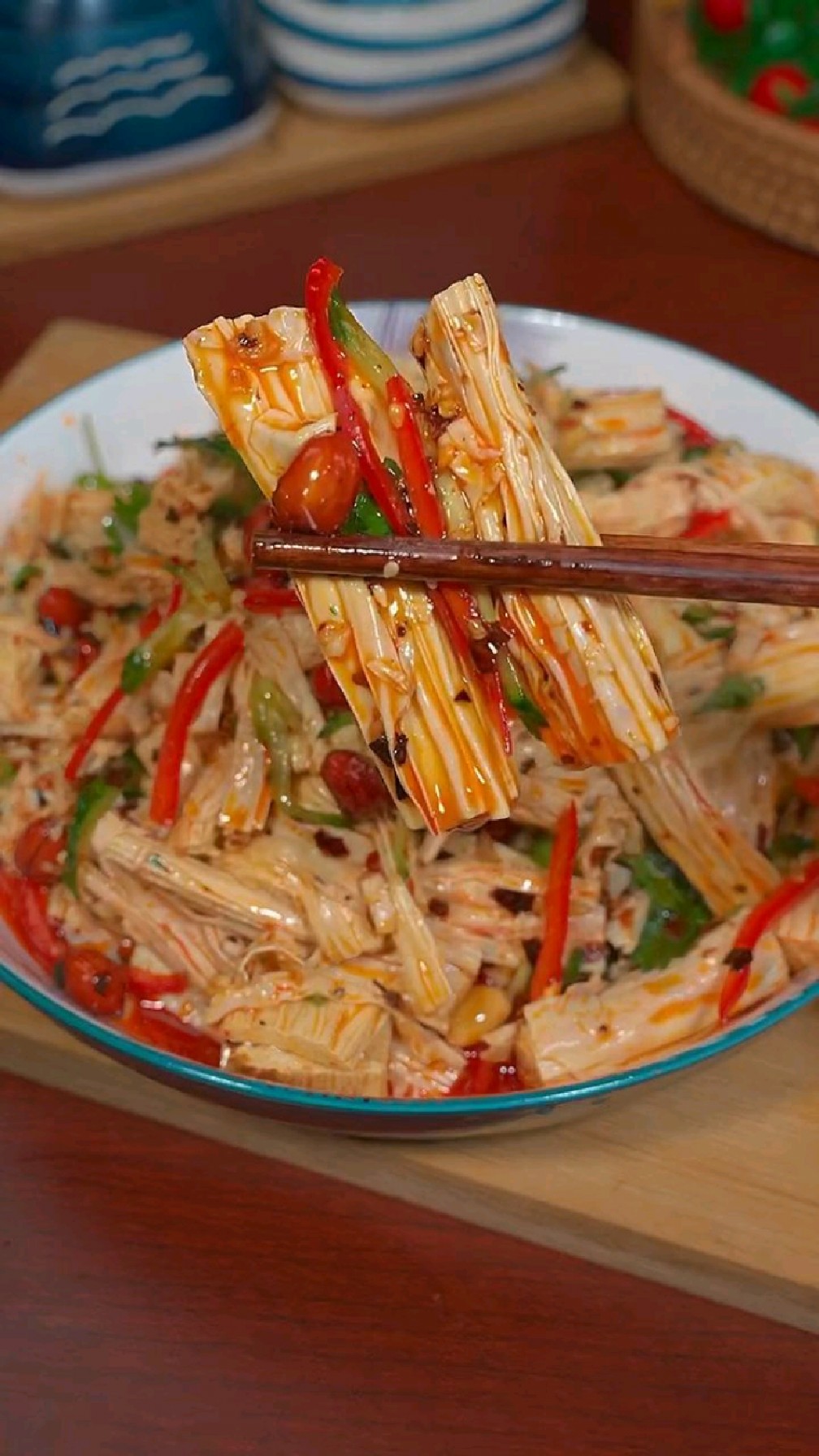 凉拌腐竹的家常做法?