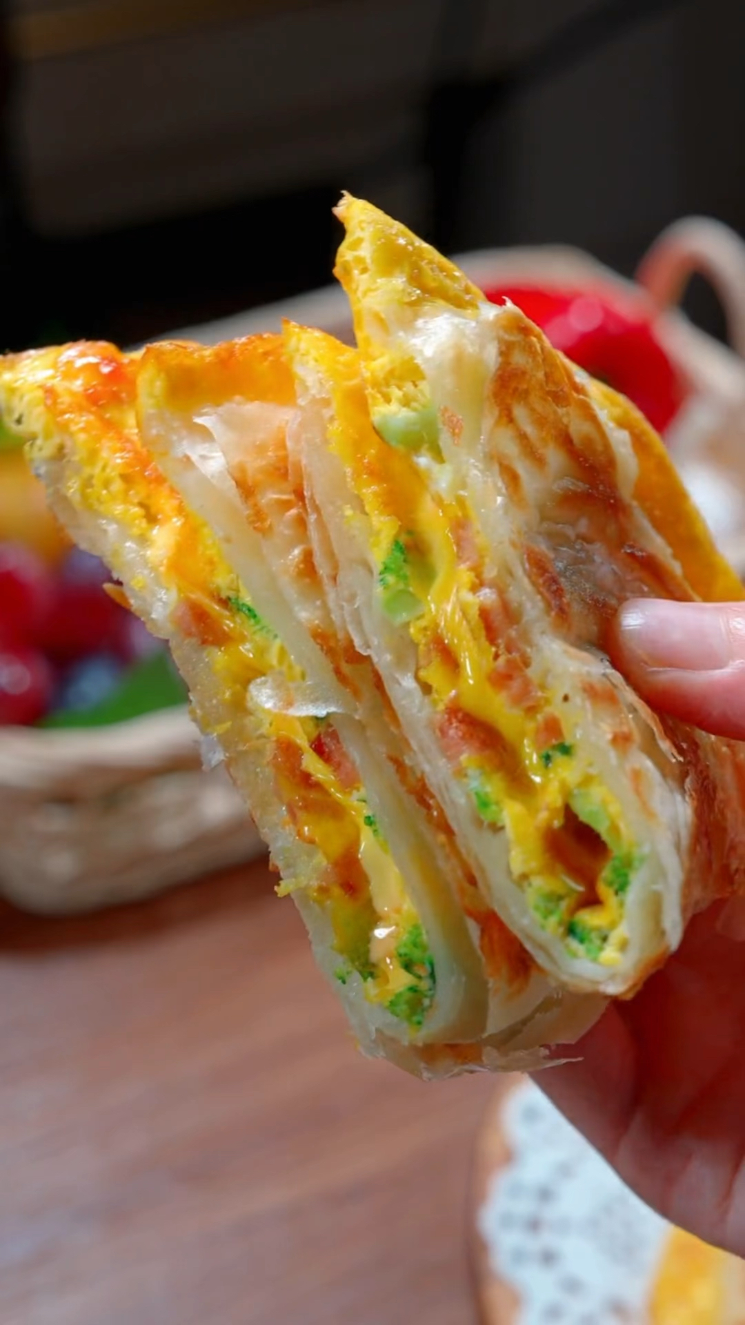 这样做的果蔬手抓饼,做法简单又好吃