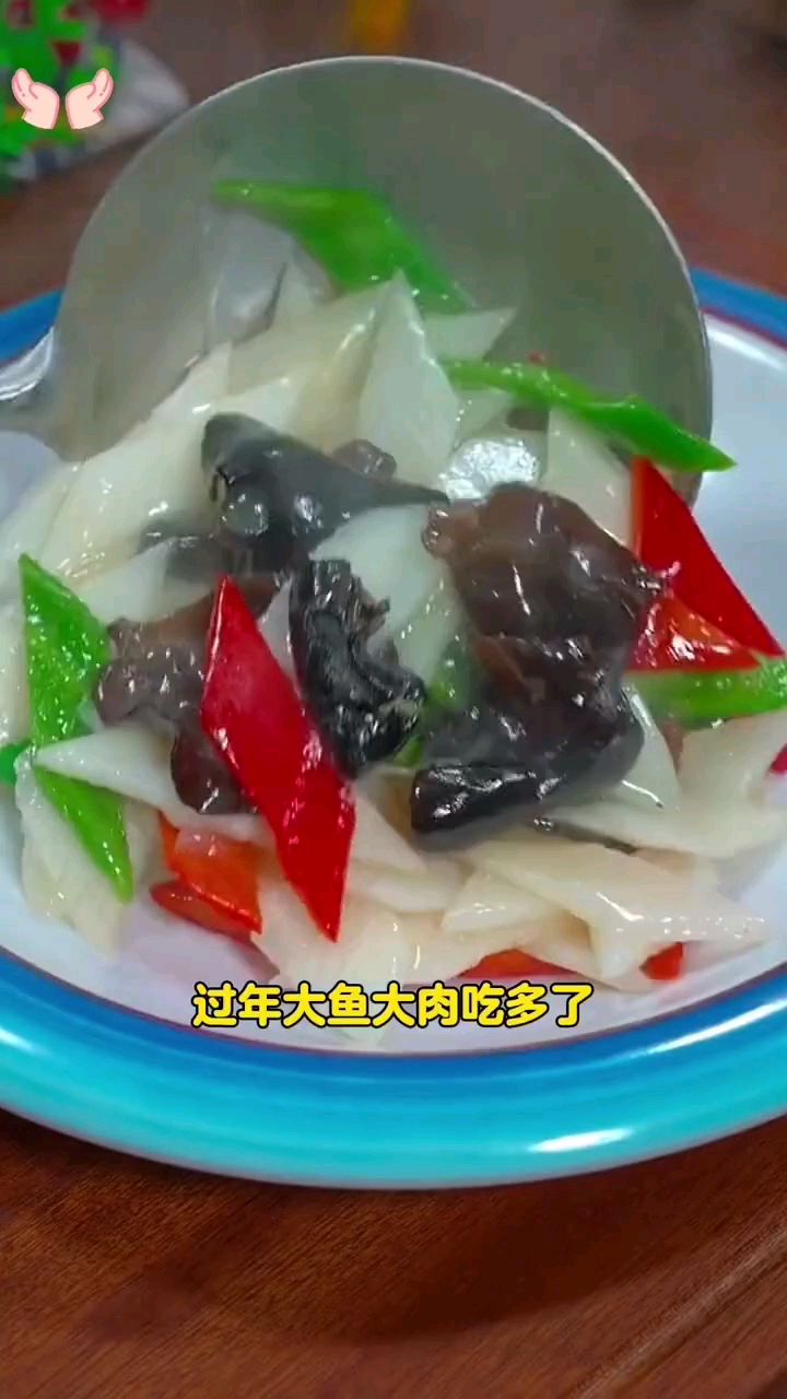 木耳炒山药的做法