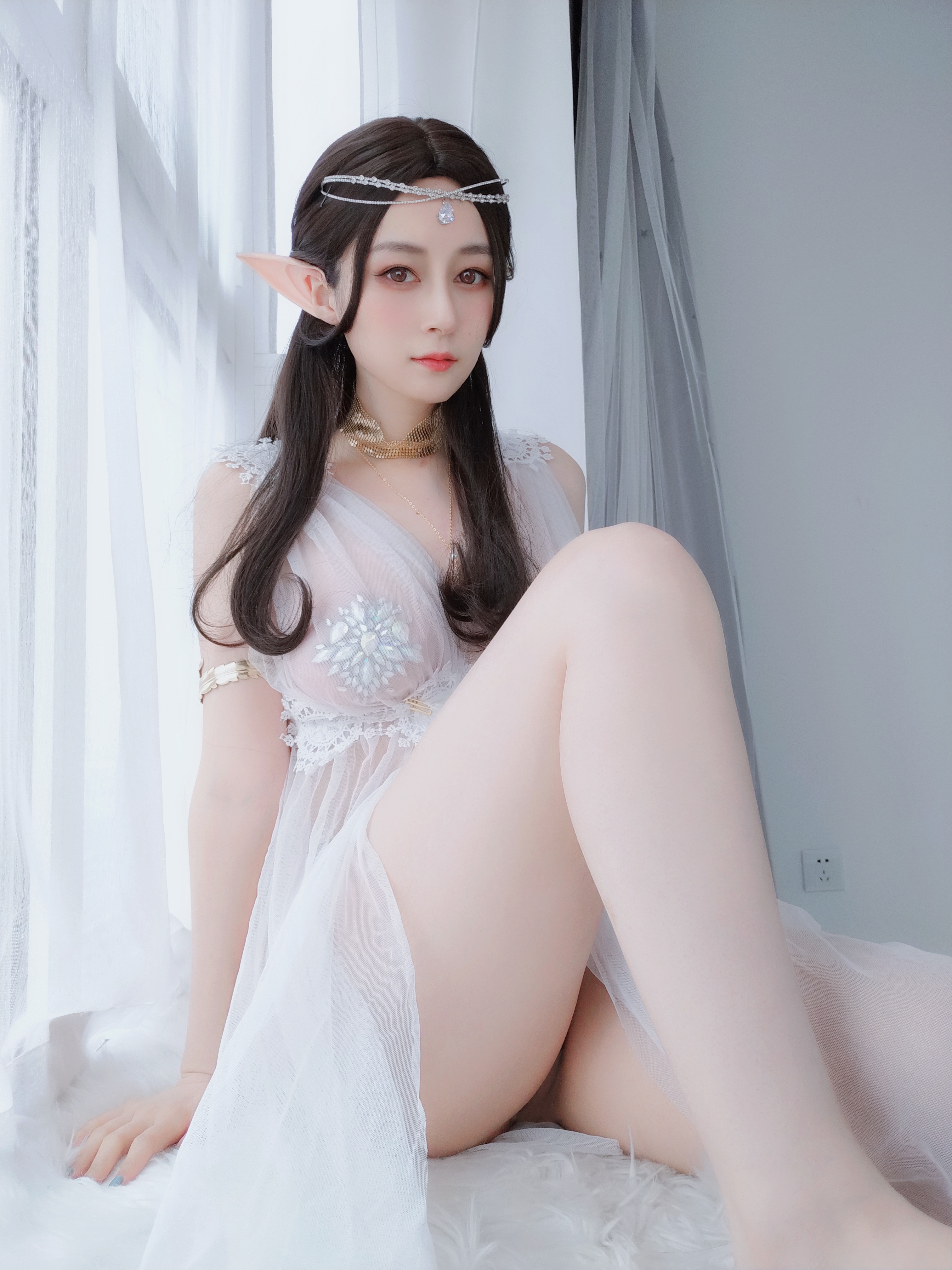 图片[13]-Coser小姐姐白银 NO.038 – 精灵宝石内衣 [70P164M]-六色网