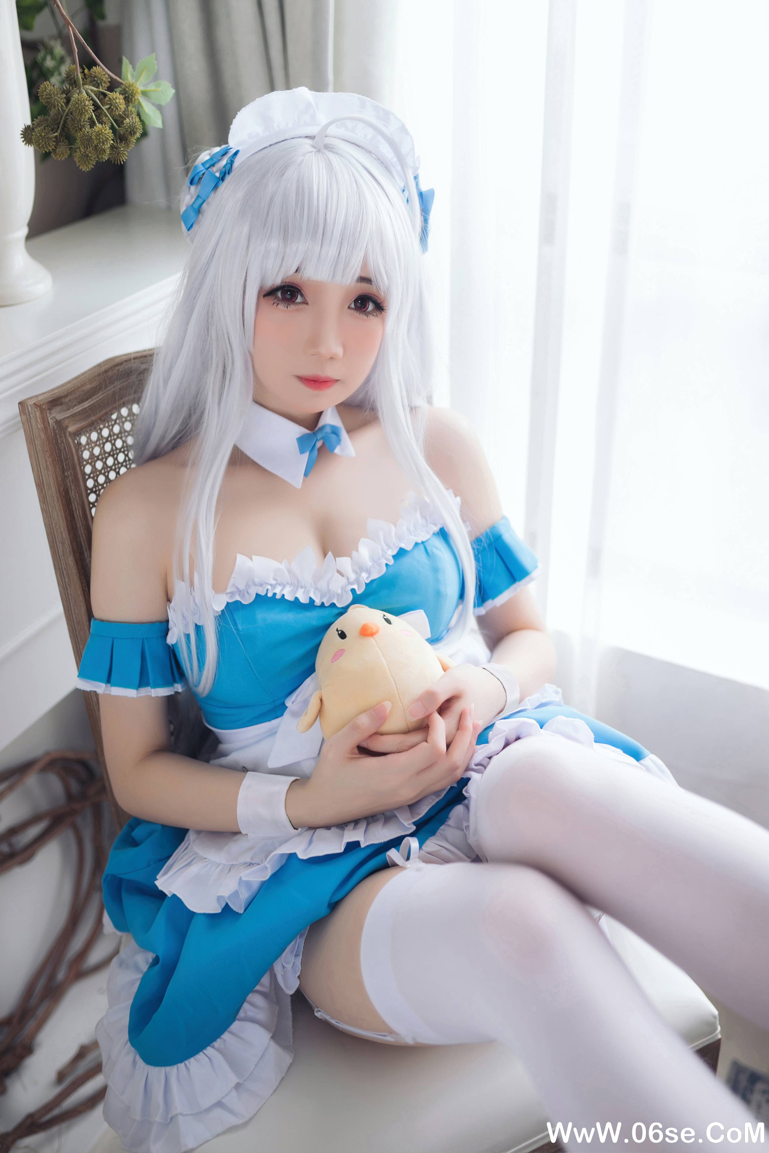 图片[13]-焖焖碳 NO.005 – 小天鹅女仆 [30P125M]-六色网