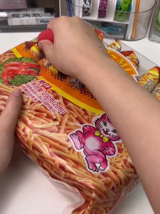 虾条爱尚咪咪虾条蟹味粒零食小吃 嘎脆嘎脆 追剧小零食