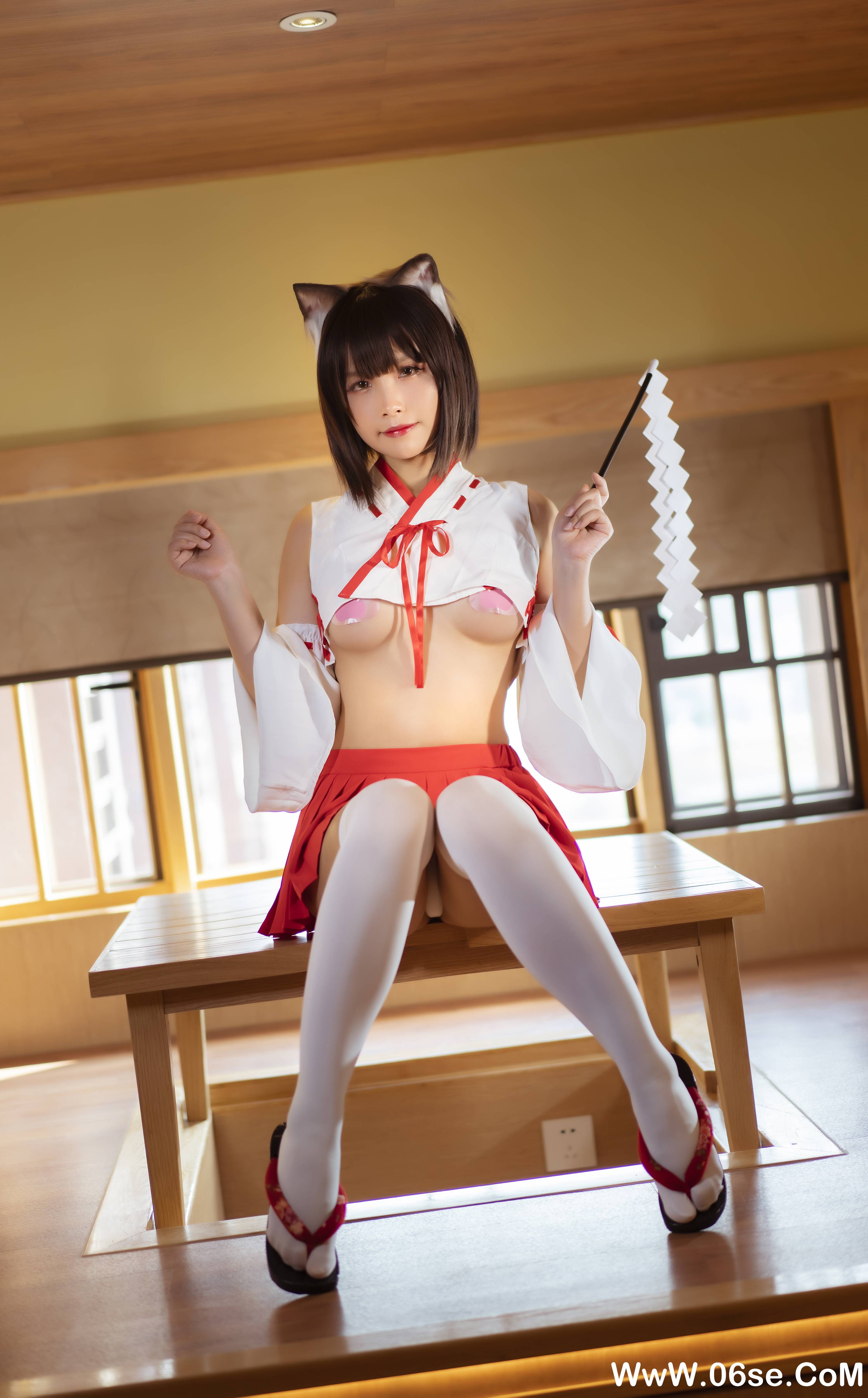 图片[28]-Neko薇薇 NO.004 — 巫女 [30P225M]-六色网