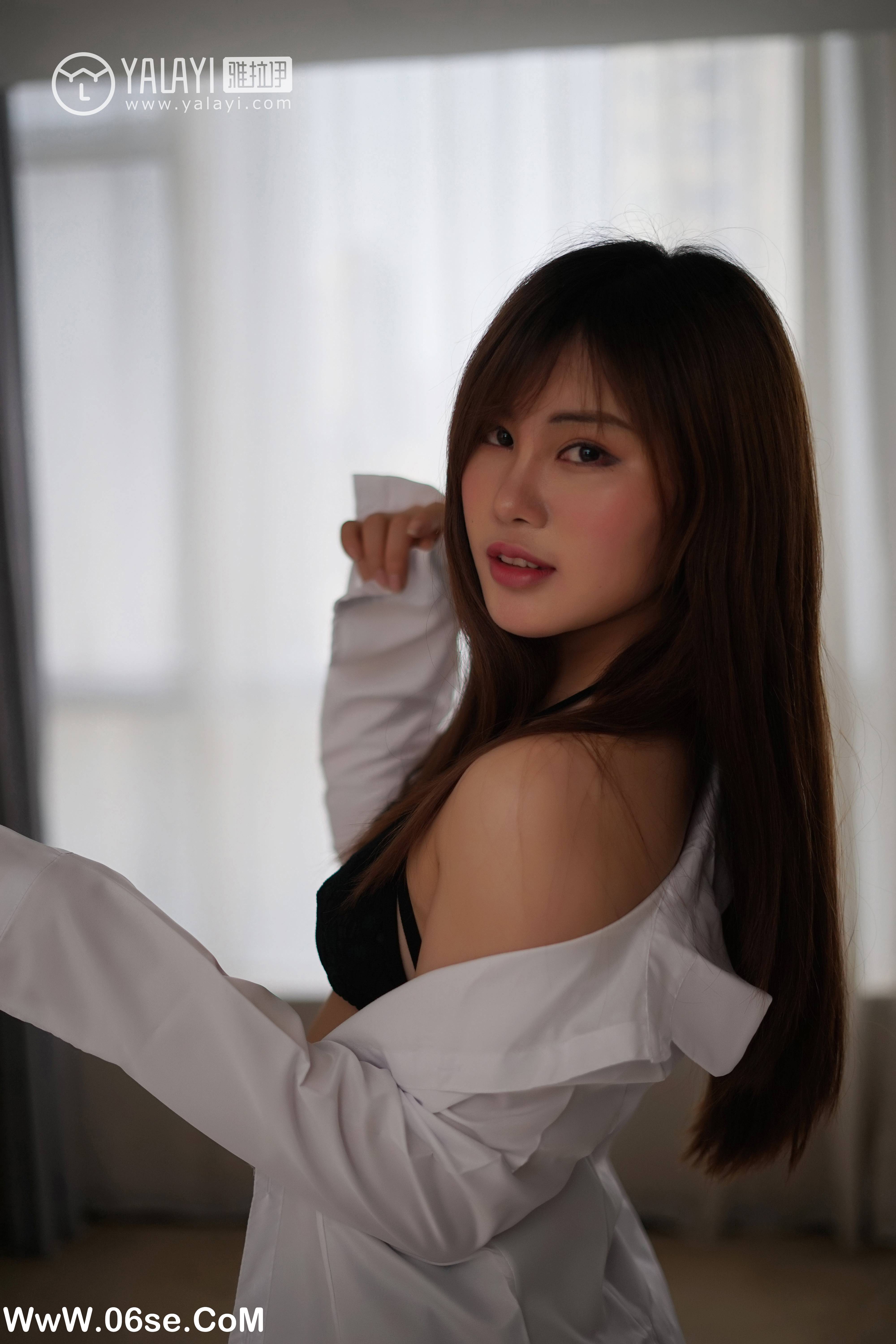 图片[12]-[YALAYI雅拉伊] NO.002 妮妮的黑丝诱惑 艾妮妮-六色网