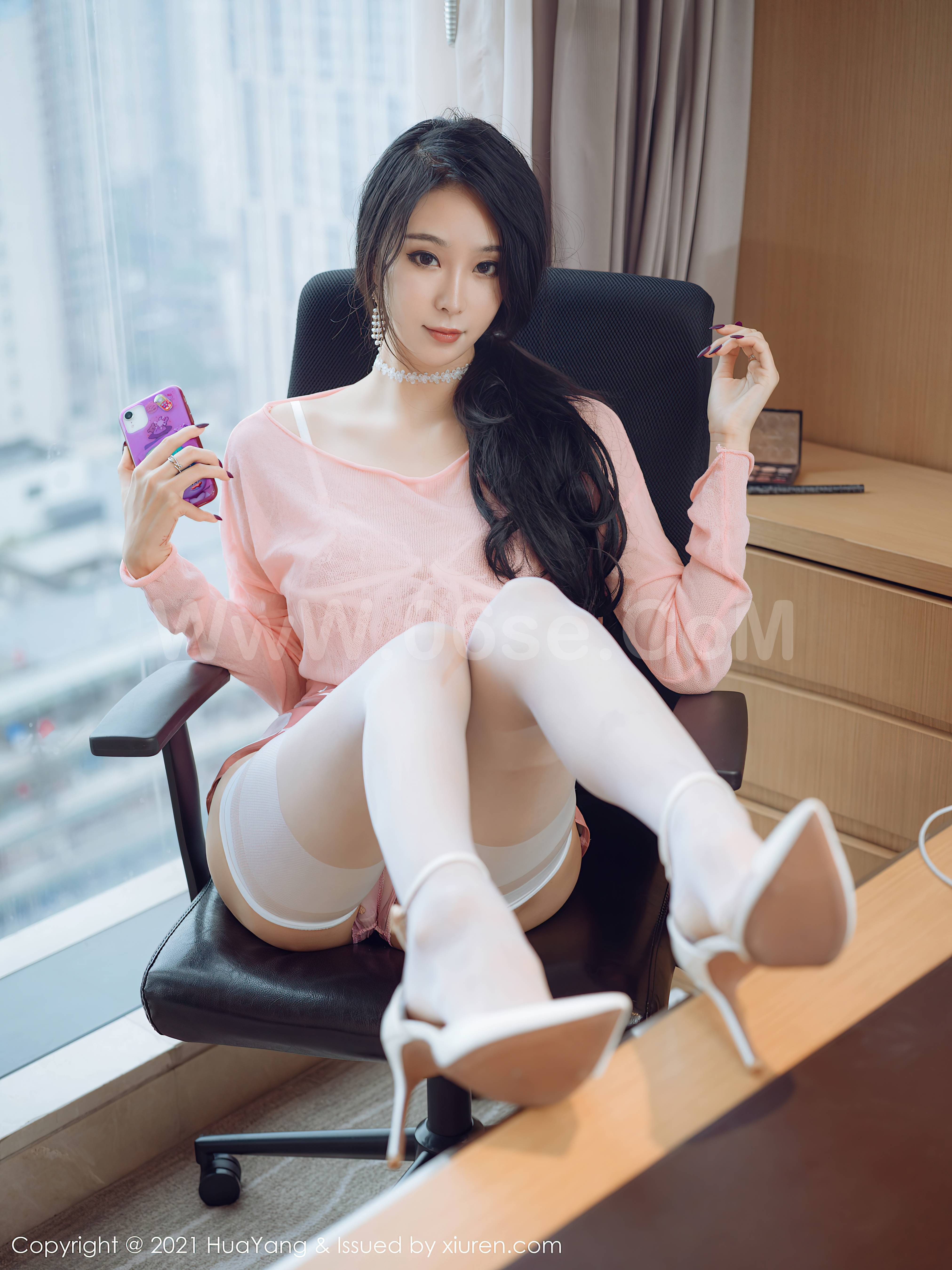 图片[10]-HuaYang Vol.411 蓝夏Akasha-六色网