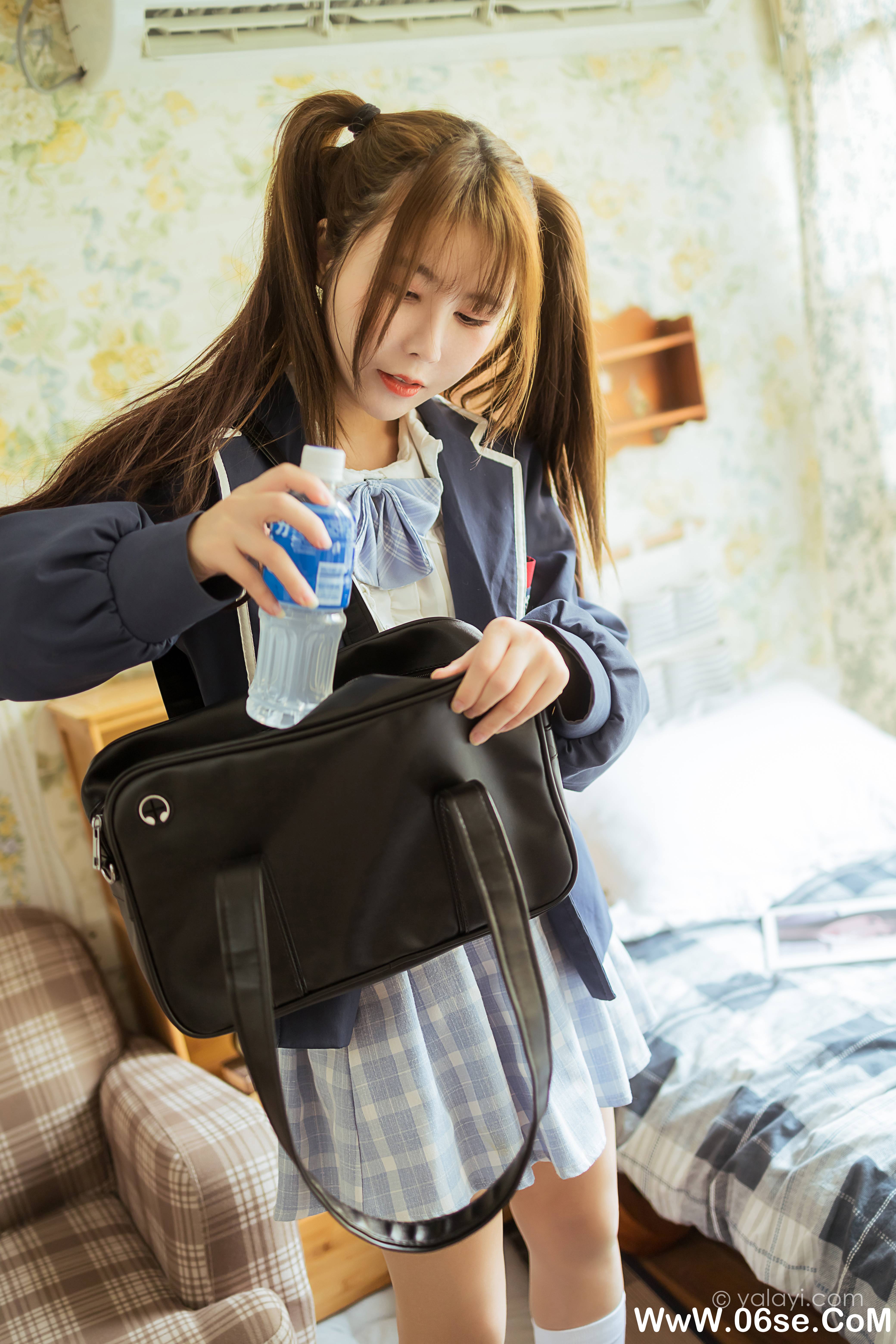 图片[25]-[YALAYI雅拉伊] 2021.07.13 NO.813 钰慧《最爱的jk制服》[40+1P480M]-六色网