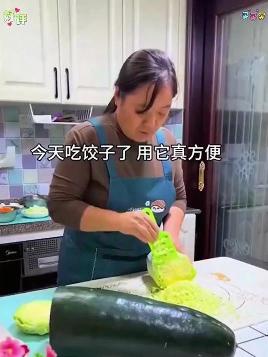自从厨房有了这个擦菜神器,各种饺子馅 包子馅轻松搞定