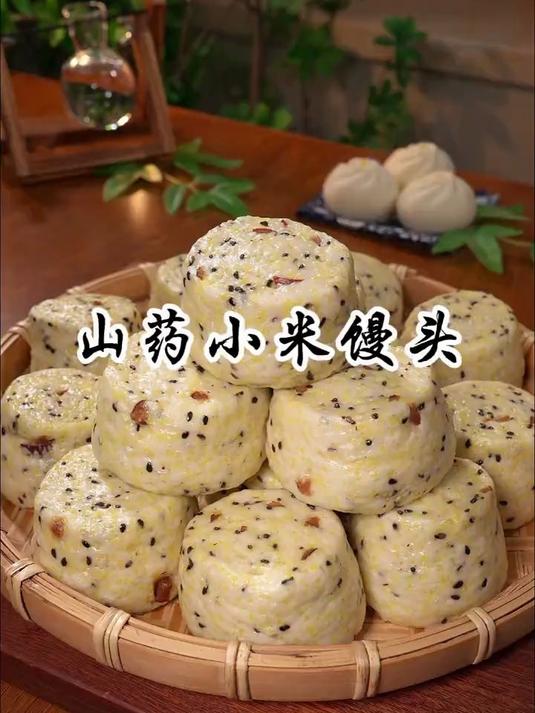 山药小米馒头松软香甜营养又好吃
