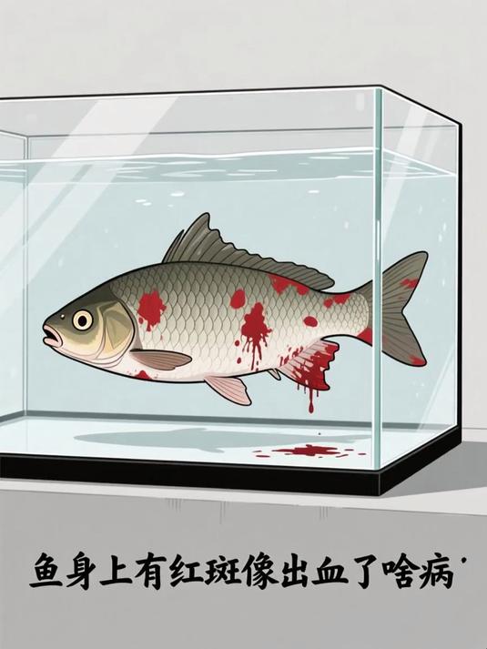 鱼身上有红斑像出血了啥病